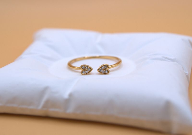 Twin Hearts Ring 52str