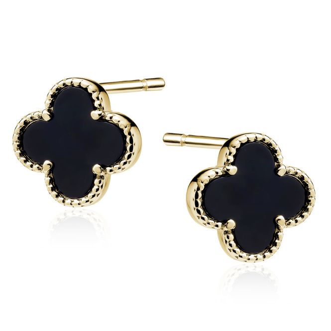 Hovedbilde Golden Midnight Clover Øredobber