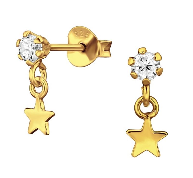 Star Drop Studs