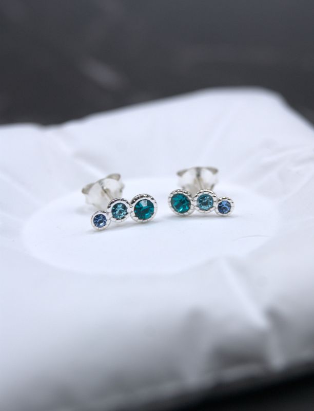 Blue Harmony studs
