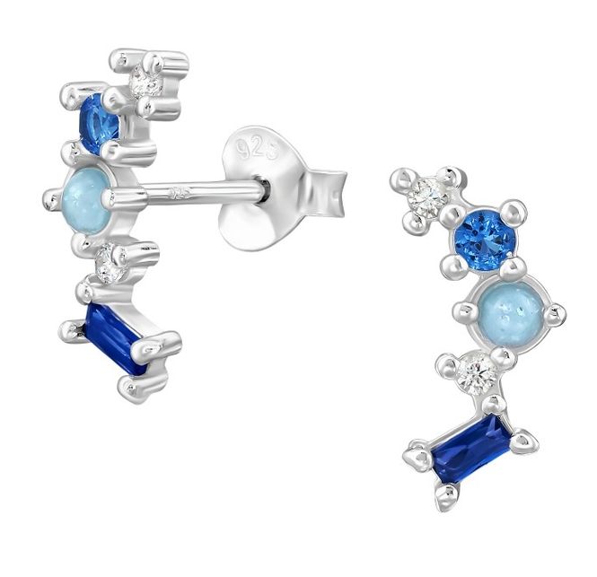 Hovedbilde Silver Blue Arch Øredobber
