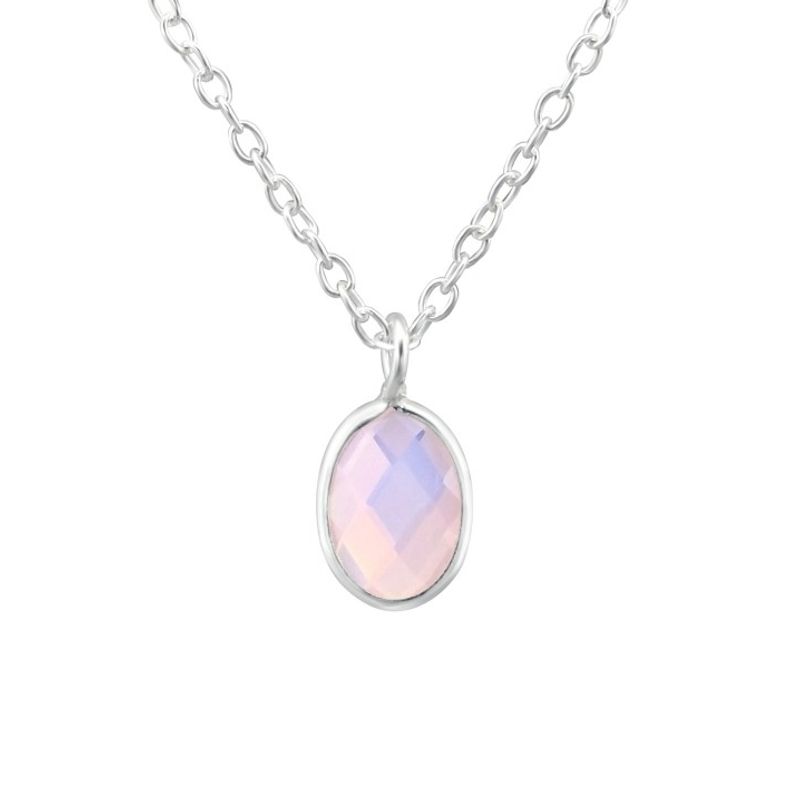 Pink Opal Glow Necklace