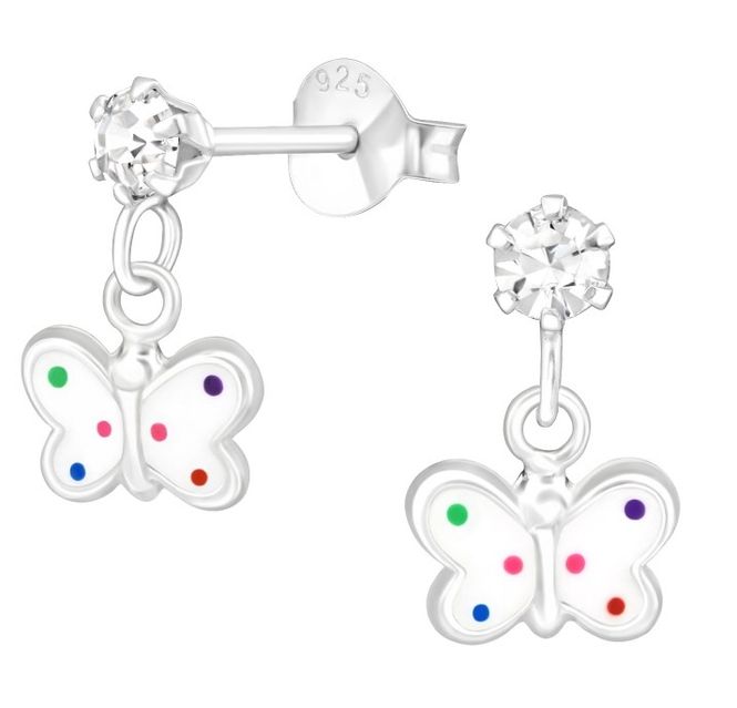 Hovedbilde Butterfly Crystal Øredobber