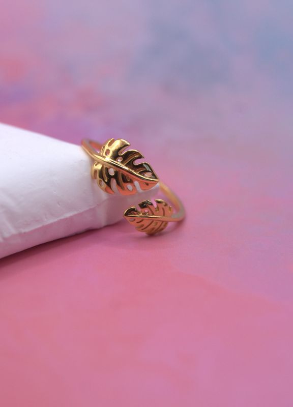 Open Leaf Ring 54str