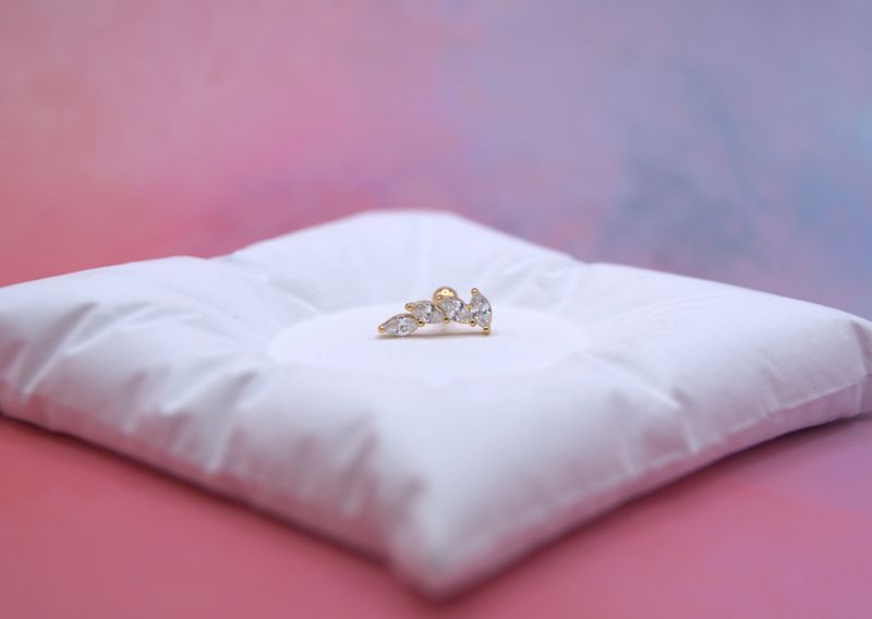 Golden Leaf Piercing