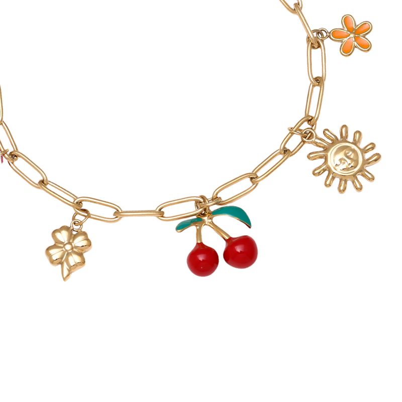 Cherry, Flower & Sun Armbånd