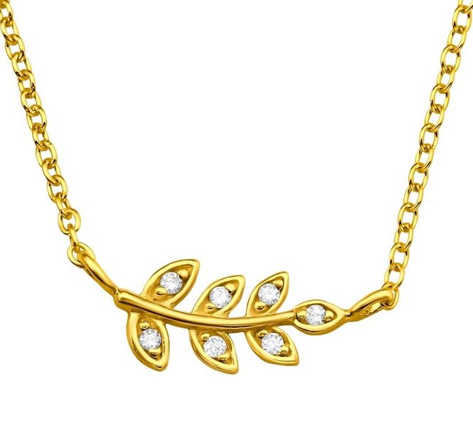 Hovedbilde Golden Leaf Halskjede